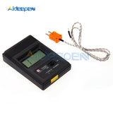 TM 902C TM902C Temperature Meter Digital Thermometer K Type Thermometer Sensor Thermocouple Probe Detector