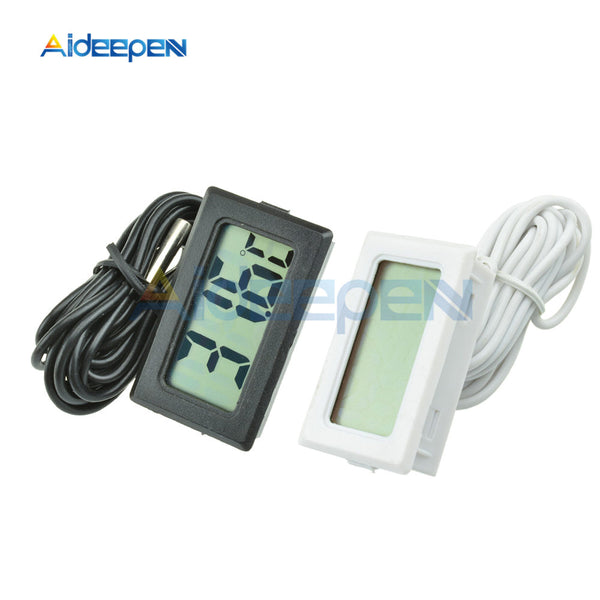 TPM 10 LCD Digital Thermometer Temperature Sensor Meter Weather Station Temperature Controller Thermostat Thermal Regulator 2m2M