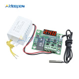 W1209 AC 110V 220V Digital Thermostat Temperature Controller Incubation Thermostat Power Supply Module Red LED Display