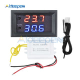 W1209WK DC 12V Digital Thermostat Temperature Controller Regulator NTC Sensor Meter  AC 110V 220V Transformer Power Module