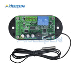 W1308 DC 12V AC 220V Red Blue LED Display Digital Thermostat Thermoregulator Temperature Controller Adjustable Cool Heat Switch