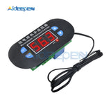 W1308 DC 12V AC 220V Red Blue LED Display Digital Thermostat Thermoregulator Temperature Controller Adjustable Cool Heat Switch