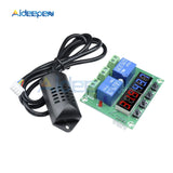 XH M452 LED Digital Thermostat Temperature Humidity Control Thermometer Hygrometer DC 12V Controller Relay Module