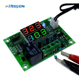 XH W1219 Dual LED Digital Display Thermostat Temperature Controller Regulator Switch Control Relay NTC Sensor Module DC 12V