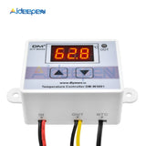 XH W3001 W3001 Temperature Controller Digital LED AC 220V Thermometer Thermo Controller Switch Probe Max 10A NTC10K