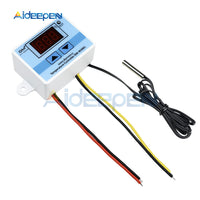 XH W3001 W3001 Temperature Controller Digital LED DC 24V Thermometer Thermo Controller Switch Probe Max 10A with Heating Cooling