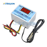 XH W3002 DC 12V 10A Digital LED Temperature Controller 12V 24V 220V Heating Cooling Temperature Control Switch Probe LCD Display