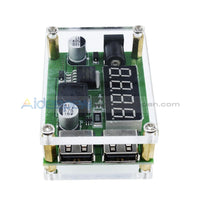 Dc-Dc 9V 12V 24V 36V To 5V 3A Buck Module Car Voltage Dual Usb Converter+Case Step Down