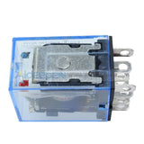 Ly2Nj Ac 200V 10A /12Vdc /24Vdc Power Relay Coil 8 Pin Led Lamp Indication/ Base Dc24V Function