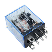 Ly2Nj Ac 200V 10A /12Vdc /24Vdc Power Relay Coil 8 Pin Led Lamp Indication/ Base Function Module