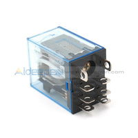 Ly2Nj Ac 200V 10A /12Vdc /24Vdc Power Relay Coil 8 Pin Led Lamp Indication/ Base Function Module