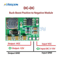 3 15V to Negative  3.3V  5V  6V  9V  12V  15V Buck boost Converter Negative Voltage Module for ADC DAC LCD Power Supply