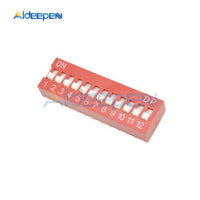 10pcs/Lot 1/2/3/4/5/6/7/8/9/10/12P DIP Toggle Switch Slide Type Module Position Way Switches