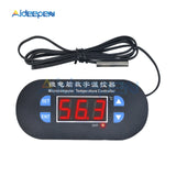 W1308 DC 12V AC 220V Red Blue LED Display Digital Thermostat Thermoregulator Temperature Controller Adjustable Cool Heat Switch