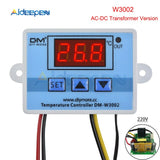 XH W3002 DC 12V 10A Digital LED Temperature Controller 12V 24V 220V Heating Cooling Temperature Control Switch Probe LCD Display