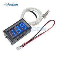 12V B310 LED Digital Thermometer 12V Temperature Meter K type M6 Thermocouple Tester Table Industrial Temperature Control