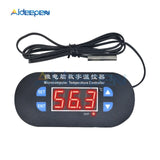 W1308 DC 12V AC 220V Red Blue LED Display Digital Thermostat Thermoregulator Temperature Controller Adjustable Cool Heat Switch