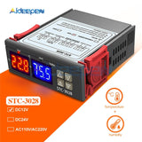 AC 110V 220V 12V 24V Dual Digital Temperature Humidity Controller SHT2000 Thermostat Humidistat Therometer Hygrometer