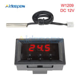 W1209 W1209WK DC 12V AC 110 220V Thermostat Temperature Control LED Digital Thermometer Thermo Switch Tester Module NTC Sensor