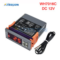 DST1000 MH1210W WH7016C DC 12V 24V 36V AC 110V 220V Digital Temperature Controller Incubation Thermostat Regulator Sensor Probe