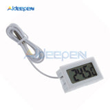 LCD Digital Thermometer for Freezer Temperature  50~110 Degree Refrigerator Fridge Thermometer Temperature Meter 1M Probe